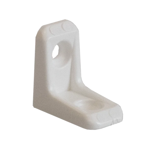 Vinkelbeslag. Vit. 5-pack.