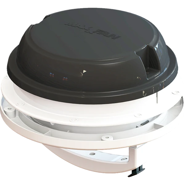 Ventilator Maxxfan Dome 12V. Svart.