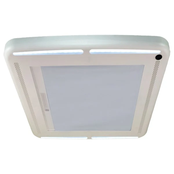 Airxcel innerram Maxxshade med LED-belysning.