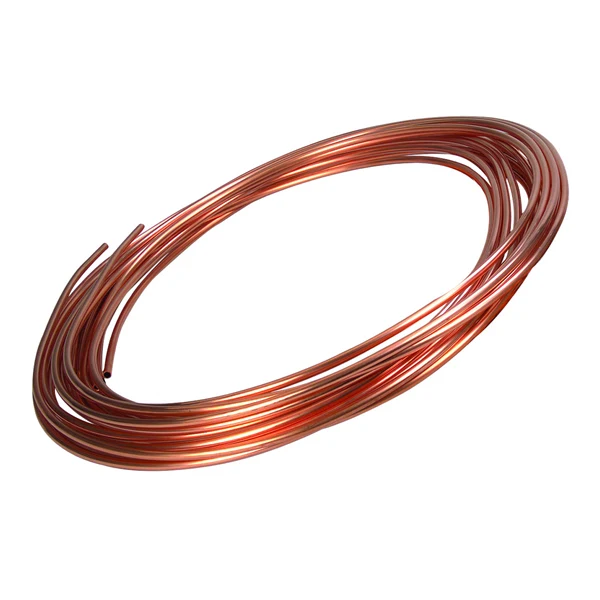Mjukglödgat kopparrör Ø 8 x 0,8 mm. 8,3 m/rulle.