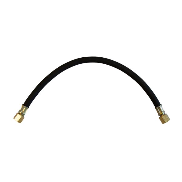 Gasolslang, 1/4” R vänstergänga. Slanglängd 450 mm.