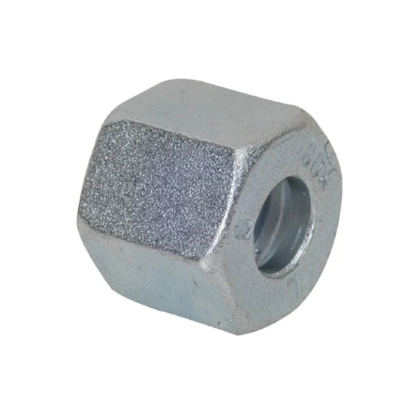 Mutter i galvaniserat stål för ventilblock. 10 mm rör