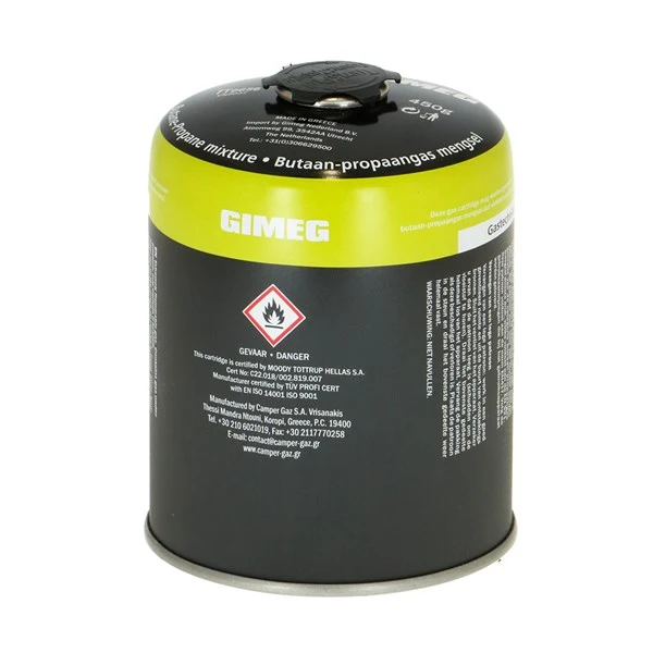 Gimeg gasolbehållare.