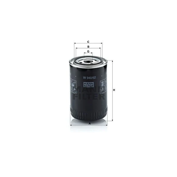Oljefilter Mann W940/62
