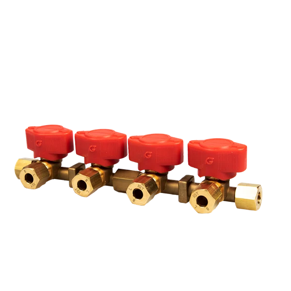 Blockventil VK4-8. In Ø 8 mm / Ut Ø 8 mm.