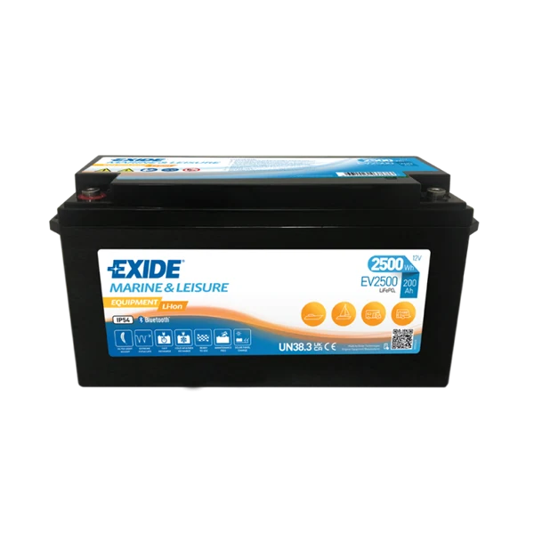 Batteri litium. Exide Li-Ion EV2500WH 200AH.