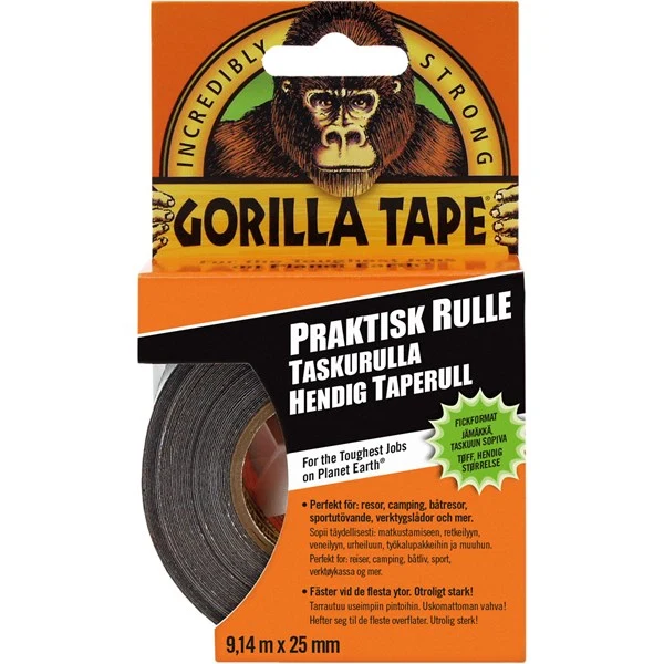 Tape Gorilla Praktisk. 9,14 m x 25 mm