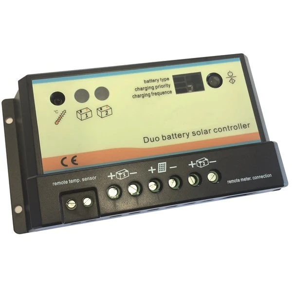 GoCamp Duo-Battery solcellsregulator 10A