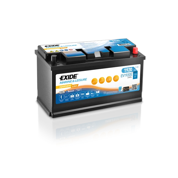 Batteri litium. Exide Li-Ion EV1920S 150AH.