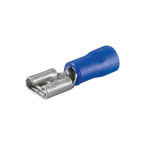 Flatstifthylsa för kabel 1,04-2,63 mm2. Blå