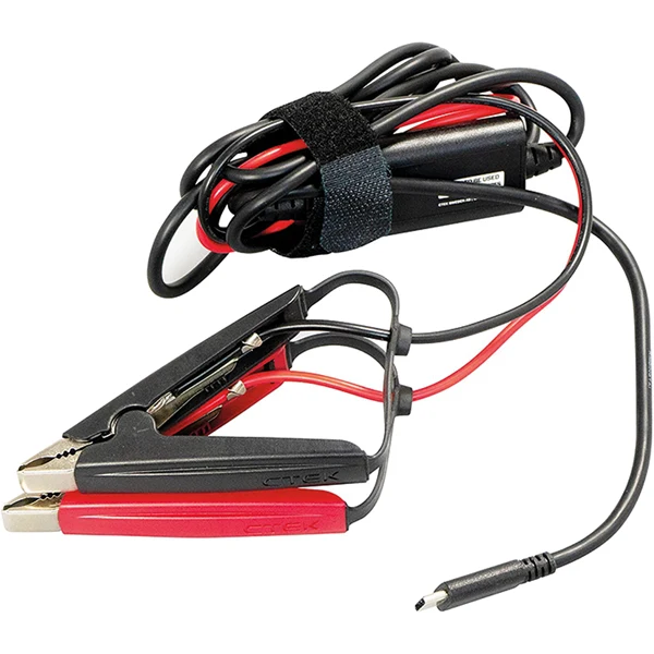 Kabelklämmor till batteriladdare CS Free.