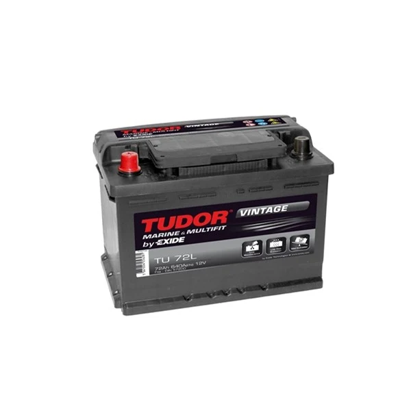 Fritidsbatteri Tudor 12V/72Ah
