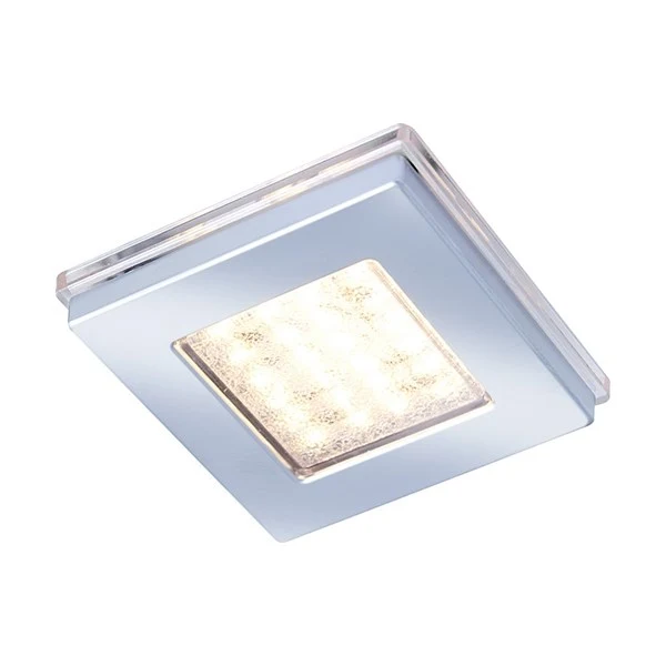 LED spotlight Frilight Square 50. Matt krom.