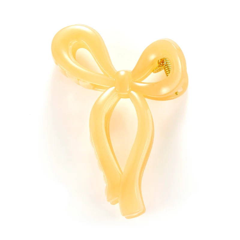 Vibholm X Julie Elgaard - Forever Bow Hair Clip - Gul