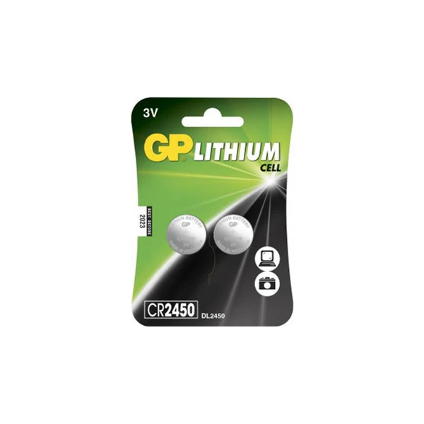 Litiumbatteri CR2450 – 3V. 2-pack