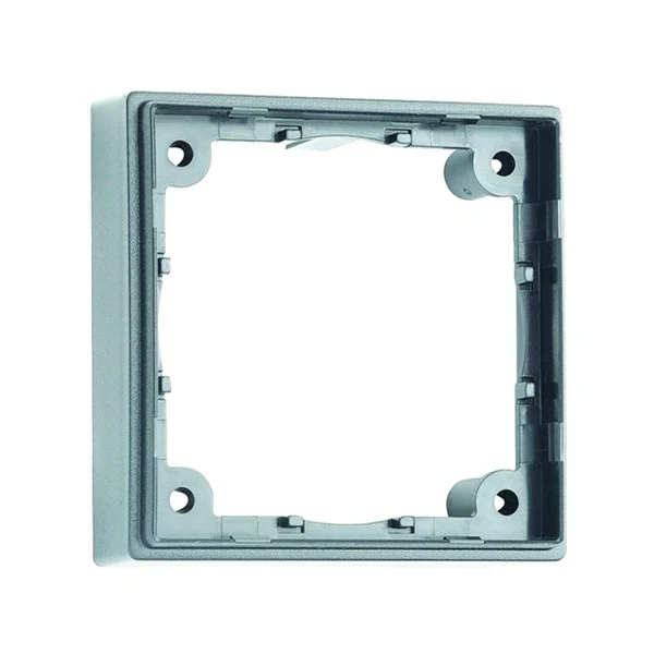 Distansram enkel. 63 x 63 x 12 mm. Färg: grå.