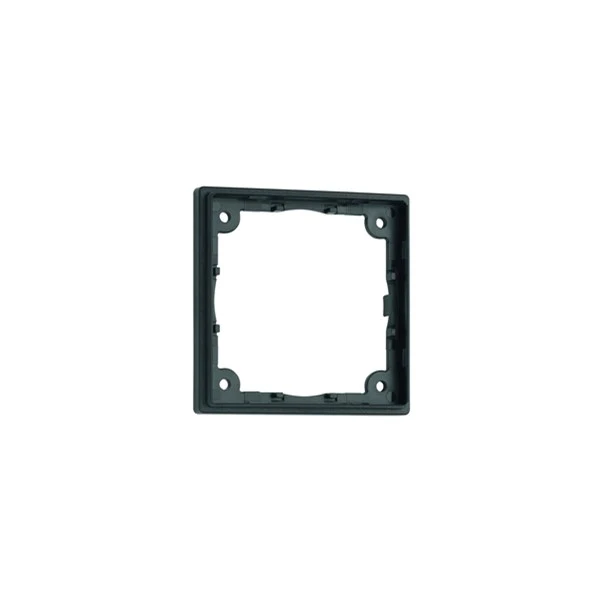 Distansram enkel. 63 x 63 x 3 mm. Färg: svart.