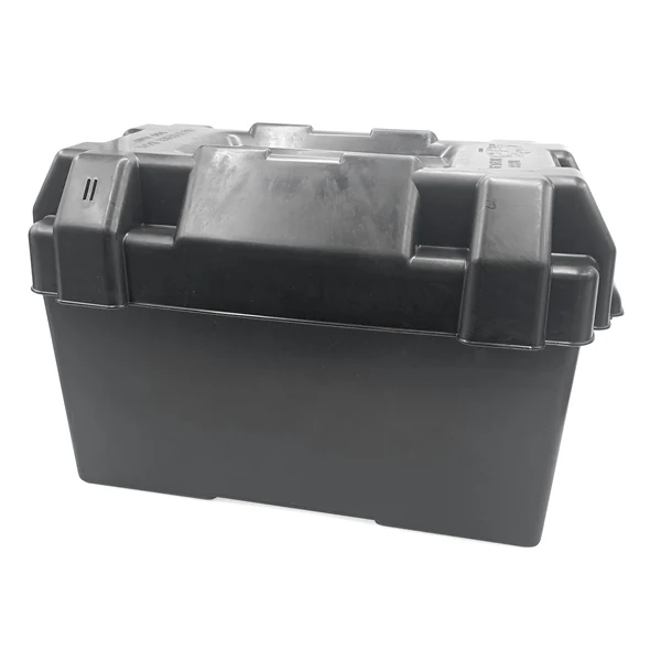 BATTERIBOX 395x190x270MM SVART