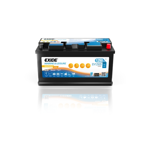 Batteri litium. Exide Li-Ion 1250S 96AH.