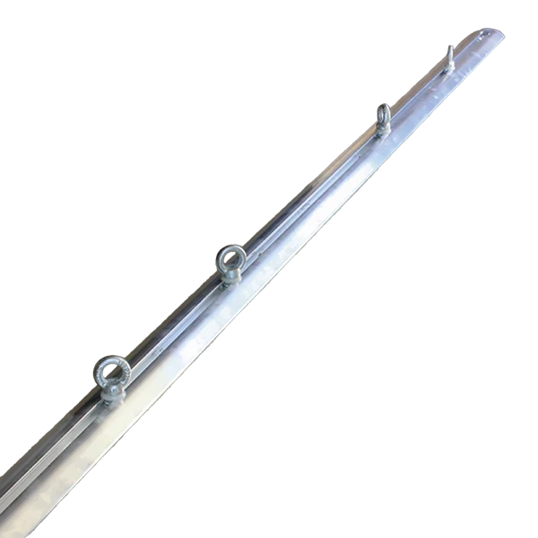 Fiamma garage bar Premium 200. Mått: 200 x 6,6 x 1,3 cm