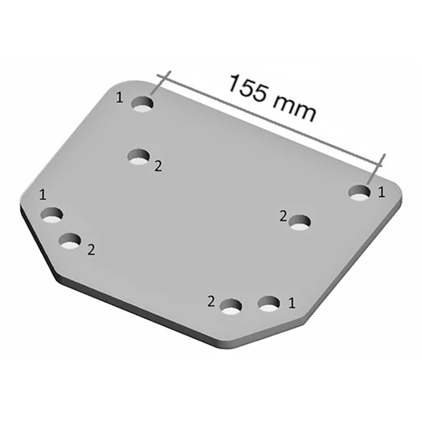 Adapterplatta. 2 st.
