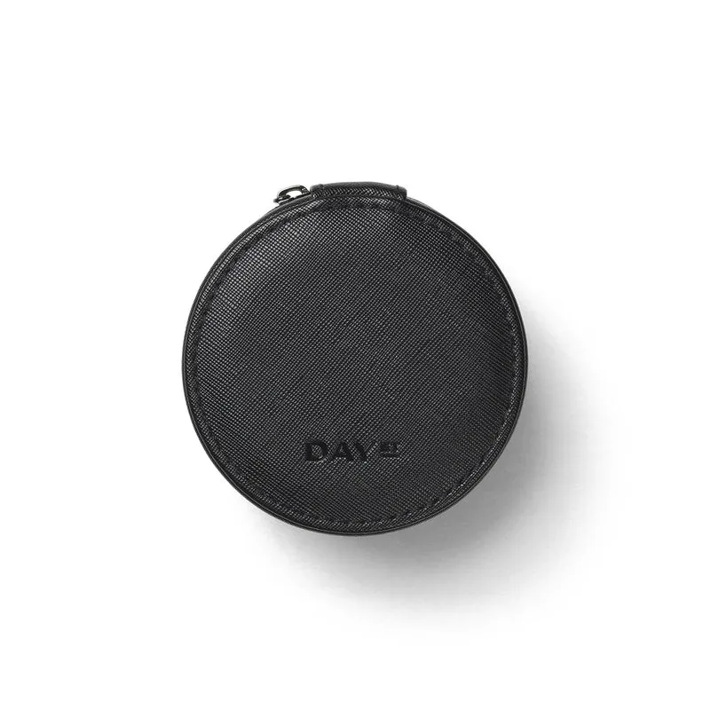 VIBHOLM X DAY ET - Saffiano Zip Round - Black