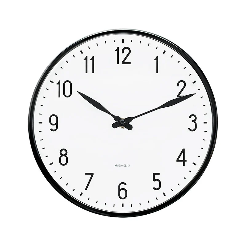 Arne Jacobsen - Station väggklocka, Ø 21 cm - 43633
