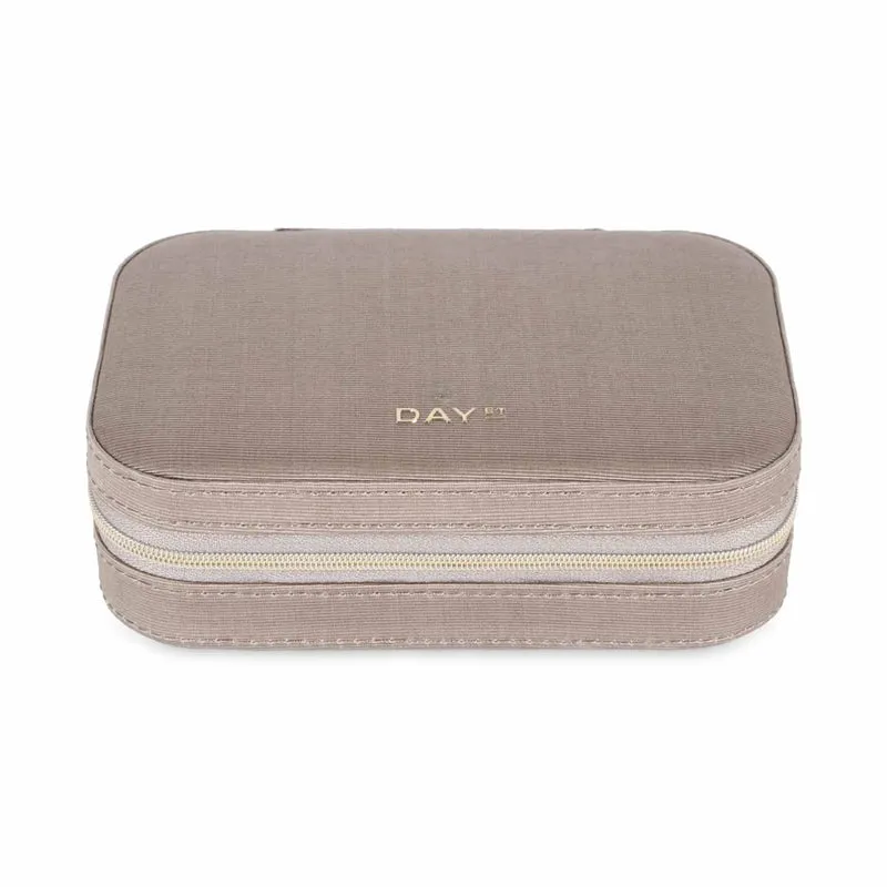 DAY ET - Ottoman Jewelry Zip Box - moon rock