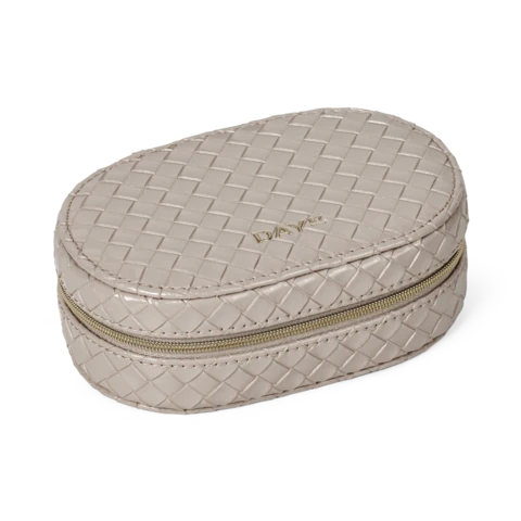 DAY ET - Braid Jewelry Zip Oval, small - Rose Tint