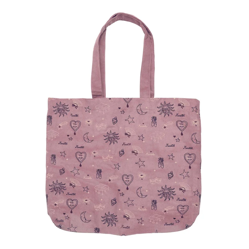 Maanesten - Corduroy Lila Theater Magic Totebag - Textil