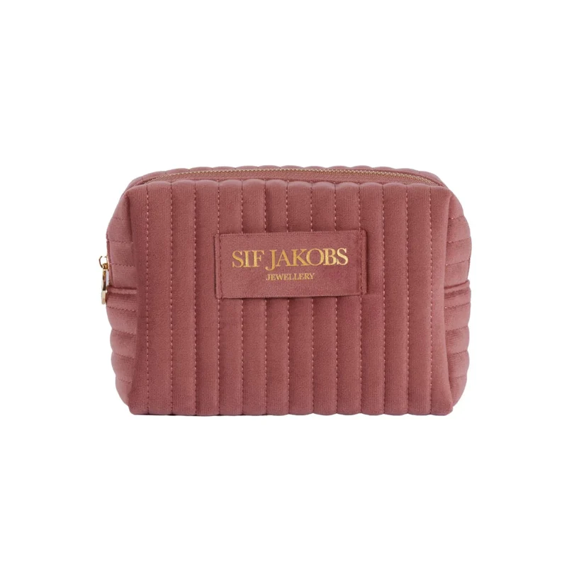 Sif Jakobs - Liten Piccolo Cosmetic Bag - Sammetsmaterial