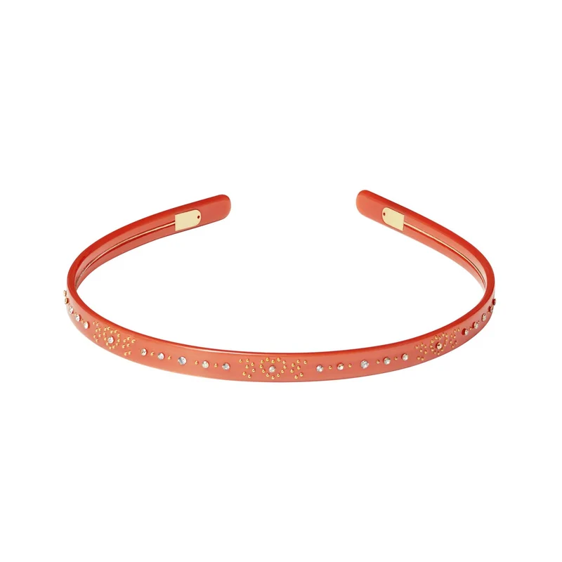 Maanesten - Aziza Cranberry hårspänne - Acetat