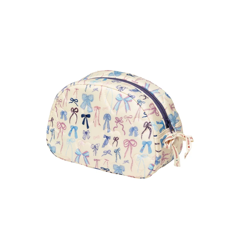 Maanesten - Big Cute Bows medium sminkväska - Textil