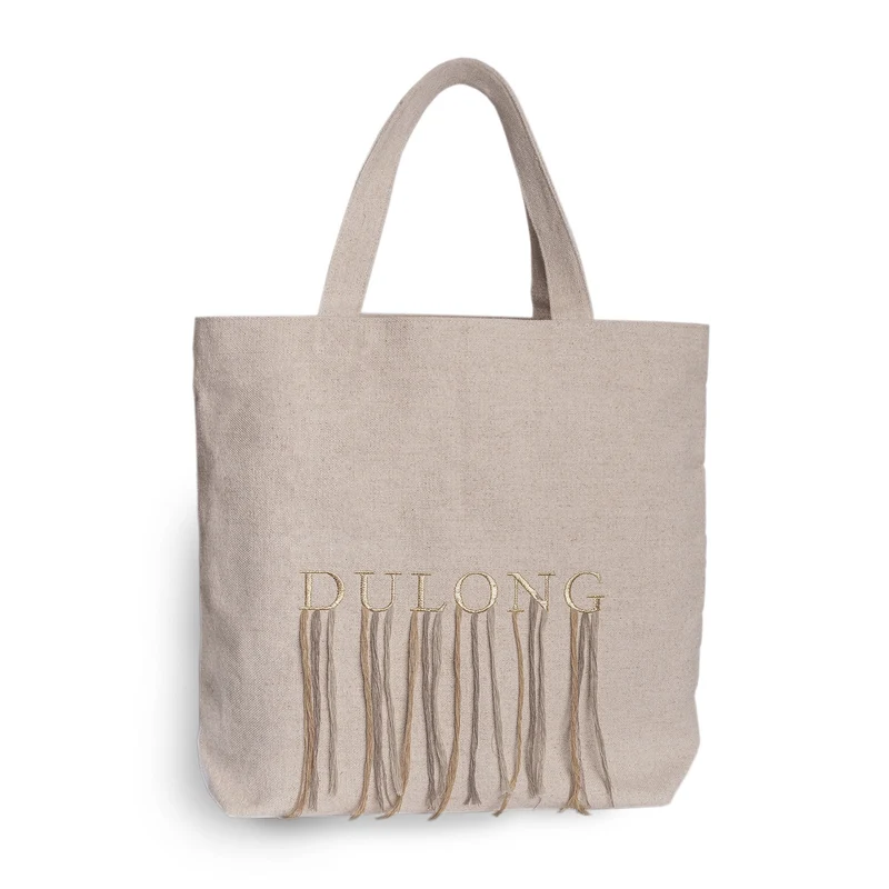 Dulong Fine Jewelry - Shopper, Sand - Linne och bomull