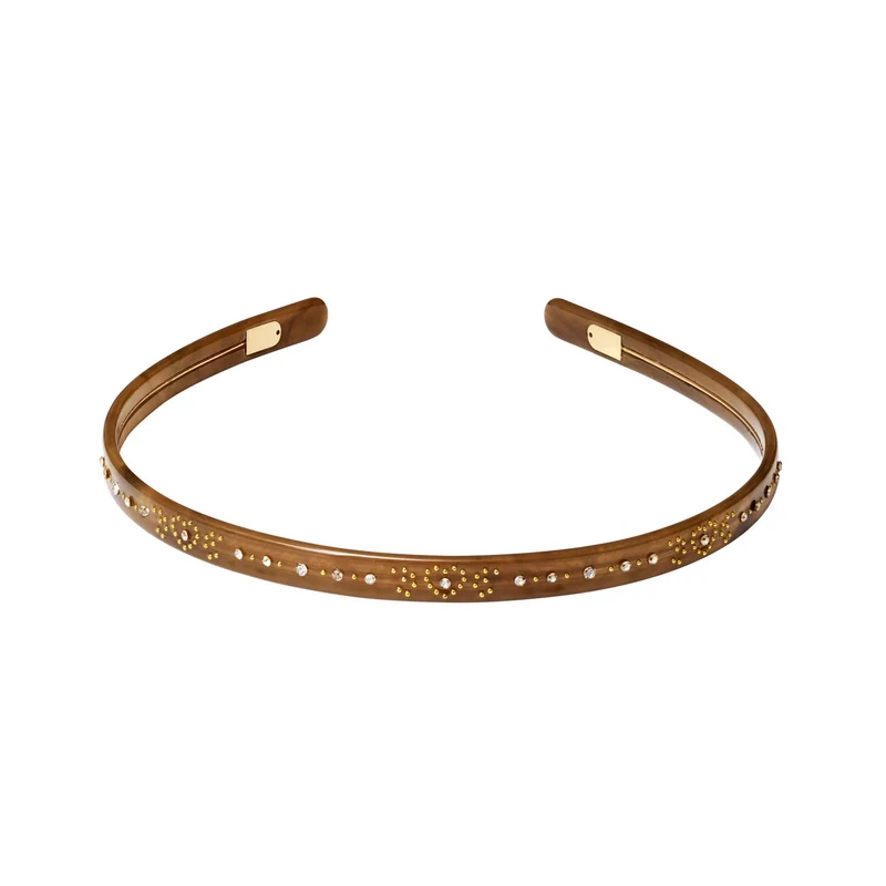 Maanesten - Aziza Mocha hårspänne - Acetat