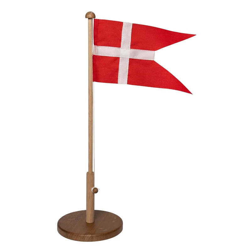 Nordahl Andersen - Flaggstång, 39 cm - Trä