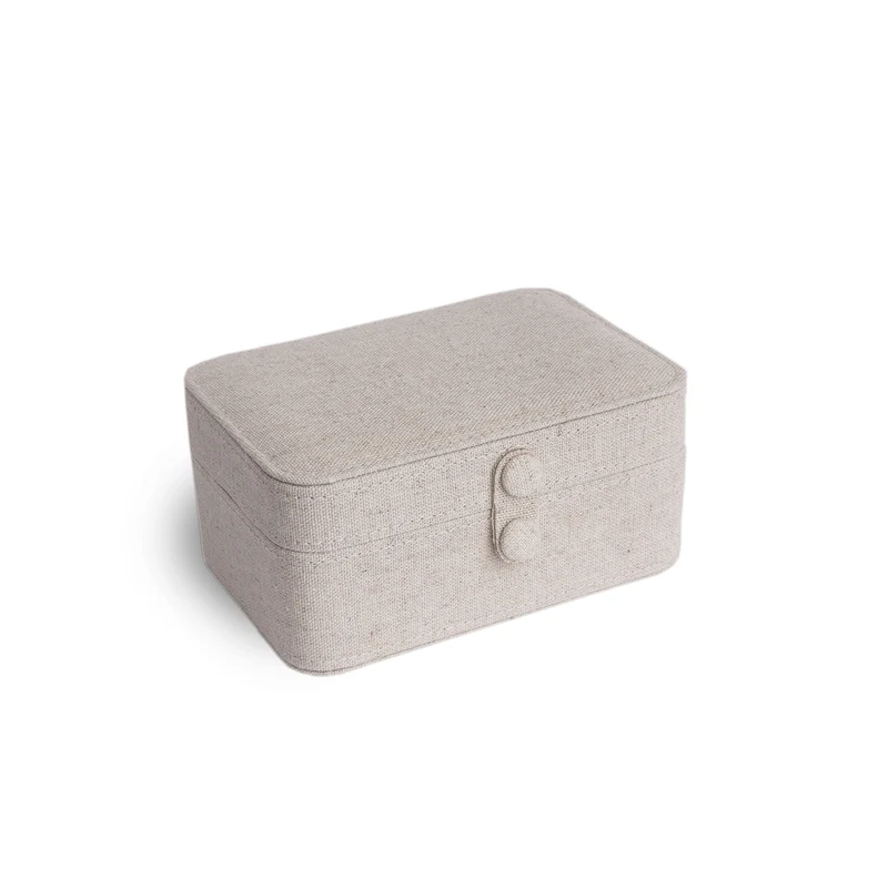 Dulong Fine Jewelry - Resesmyckeskrin, Sand - Finvävt textil