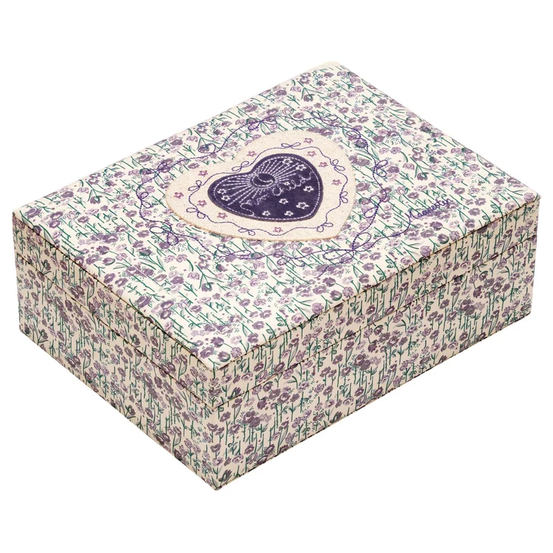 Maanesten - Margaret Purple Heart smyckeskrin - Textil
