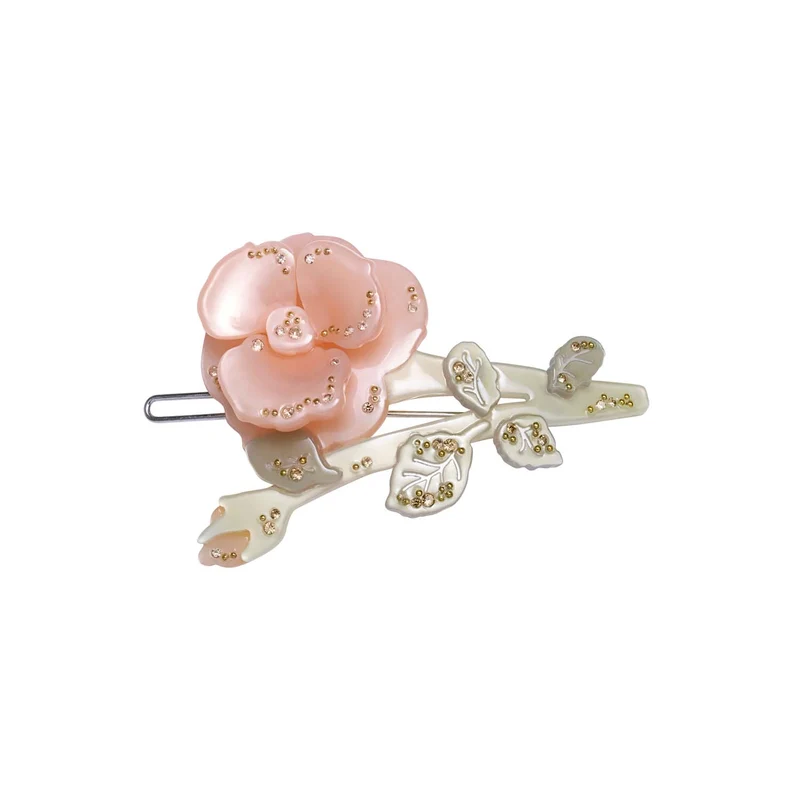 Maanesten - Tela Blush hårspänne - Acetat