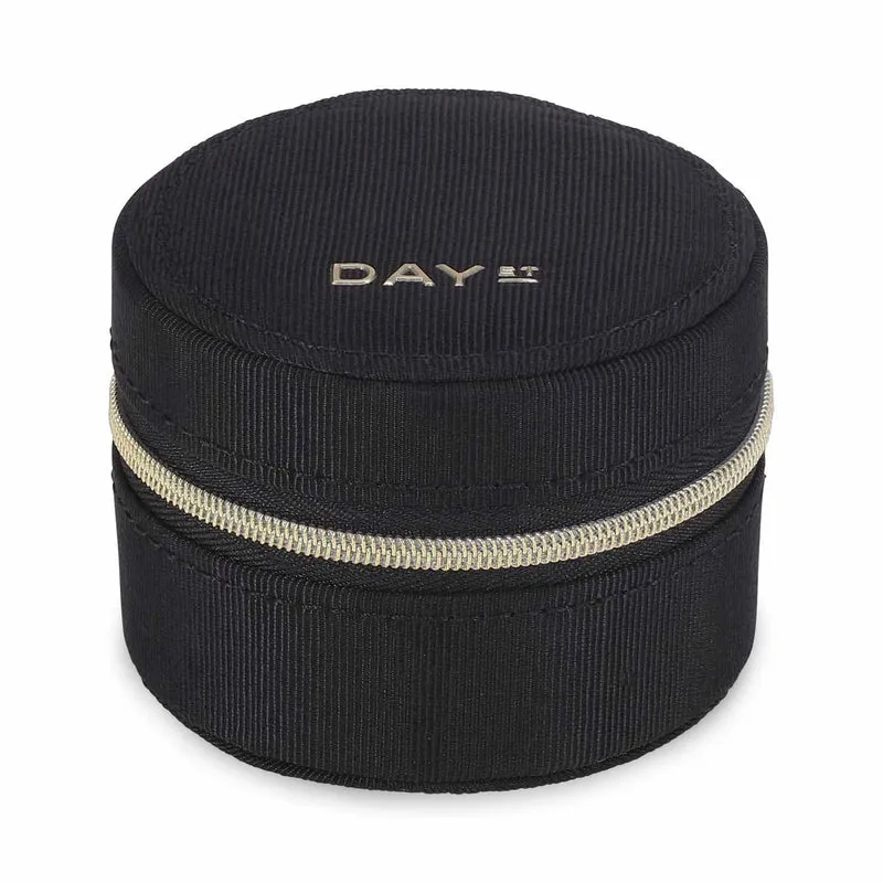 DAY ET - Ottoman Jewelry Zip Round S - black