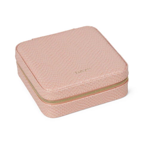DAY ET - Snake Smycken Zip Square B Smyckeskrin - Dusty Pink