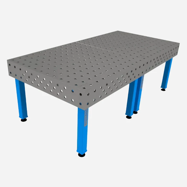 Svetsbord PRO 10 2400x1200 Rutnät 100x100 Ø28