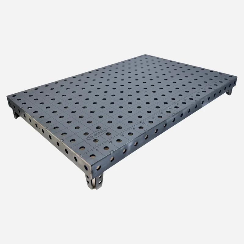 Svetsbordsskiva MasterPlat MAX 900x600 6mm med hörnfästen
