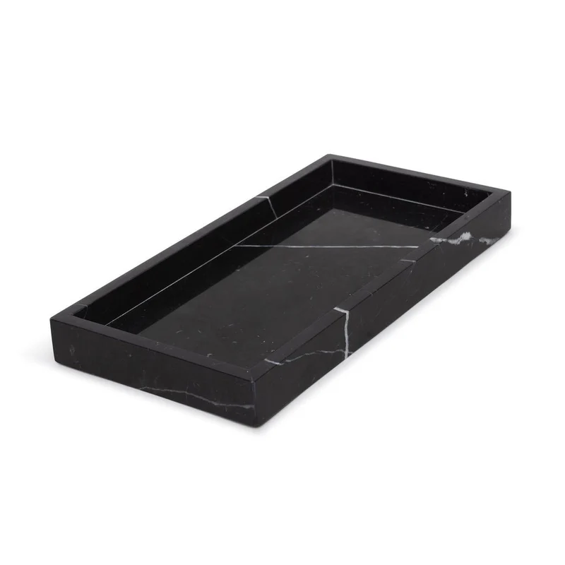 Marmor bakke med kant 15 × 30 cm