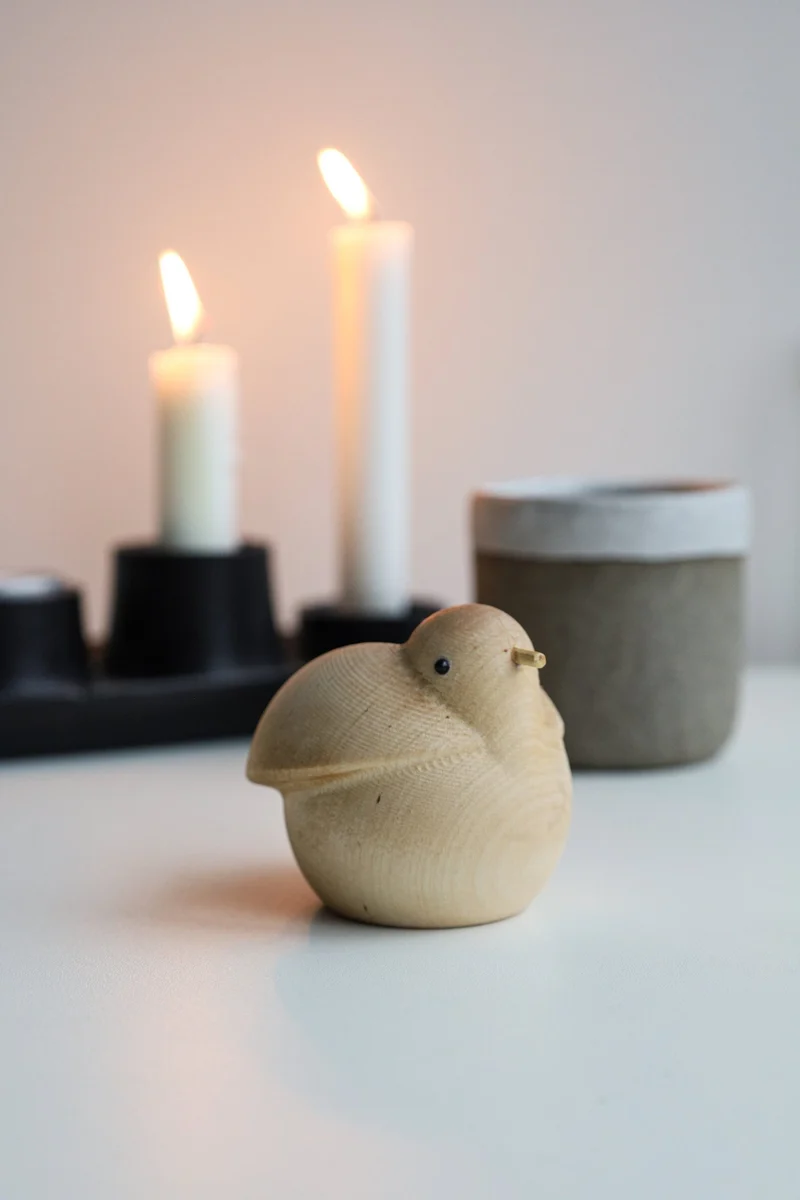 Fuglen - Træfigur i birk | Birch by Adero Home