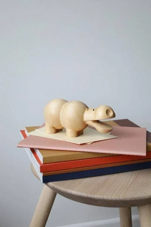 Flodhesten - Træfigur i birk | Birch by Adero Home