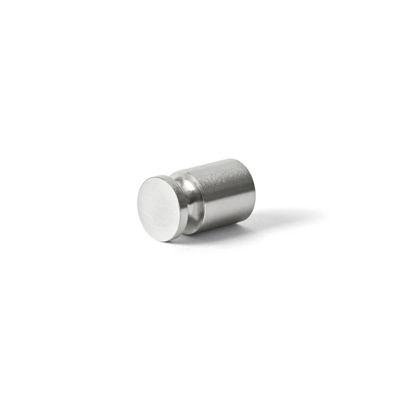 Knopp Ø14 mm, borstat rostfritt stål • d line