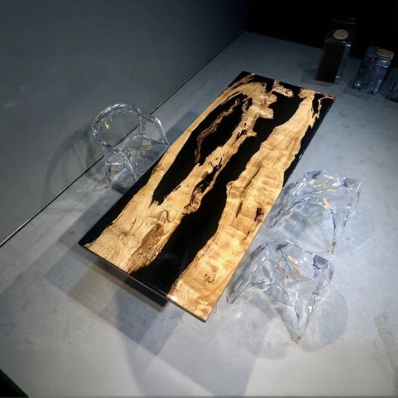 Mystical Forest Epoxy Resin Table