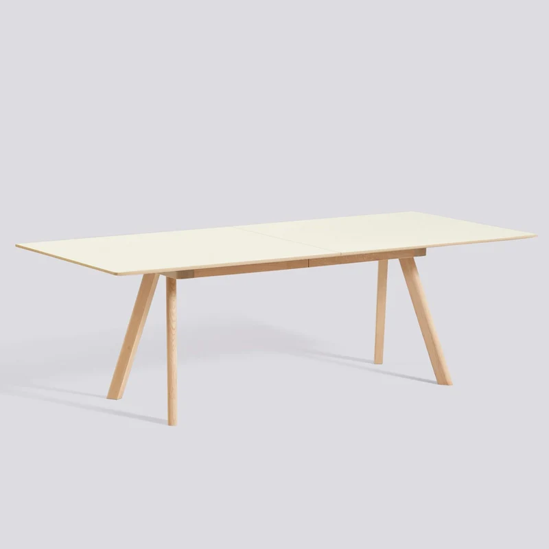 CPH 30 utdragbart L250 × B90 × H74 cm Matbord Black – linoleum