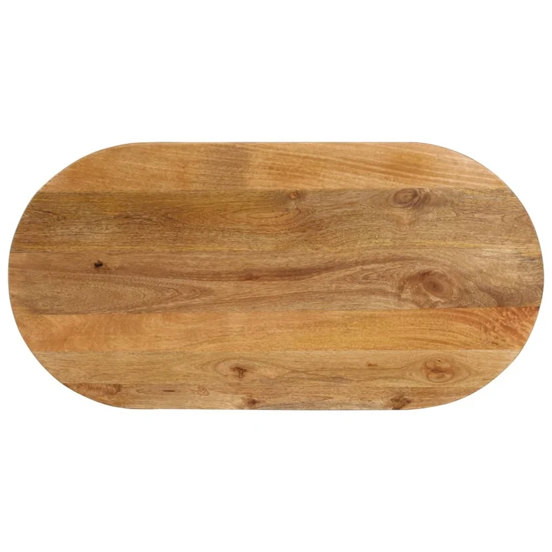 Bordsskiva 110x40x2,5 cm oval massivt mangoträ